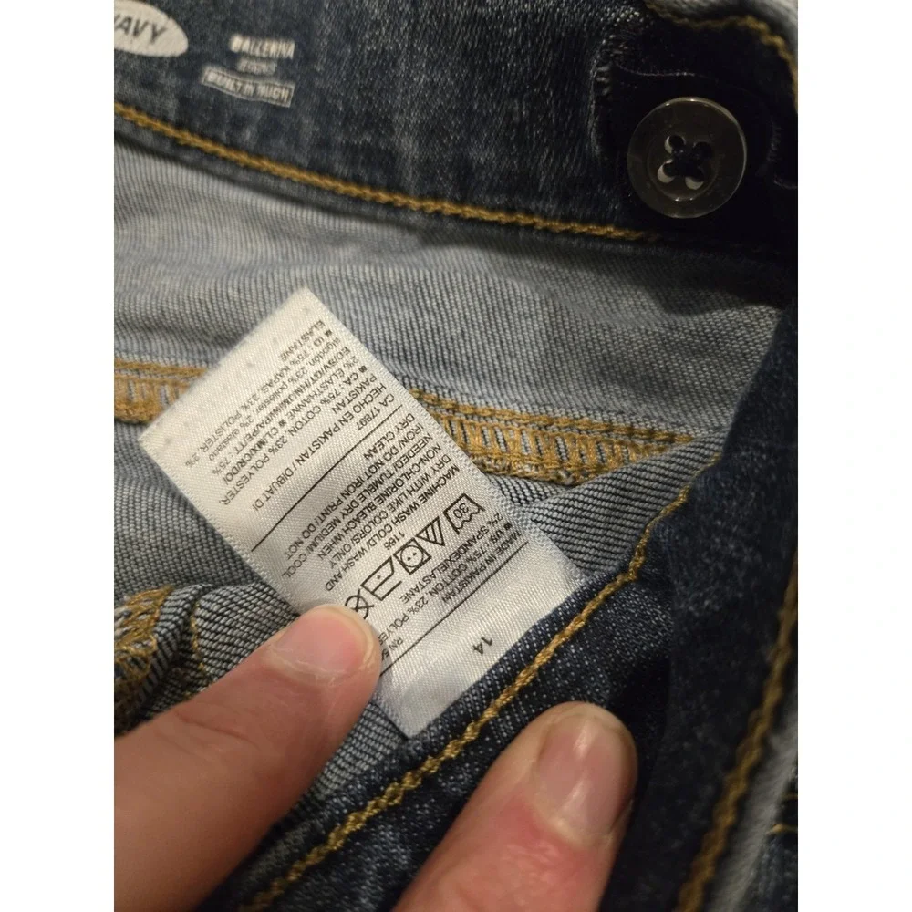 Old Navy Girls‎ Denim Jeggings Skinny Jeans Lot Size 14